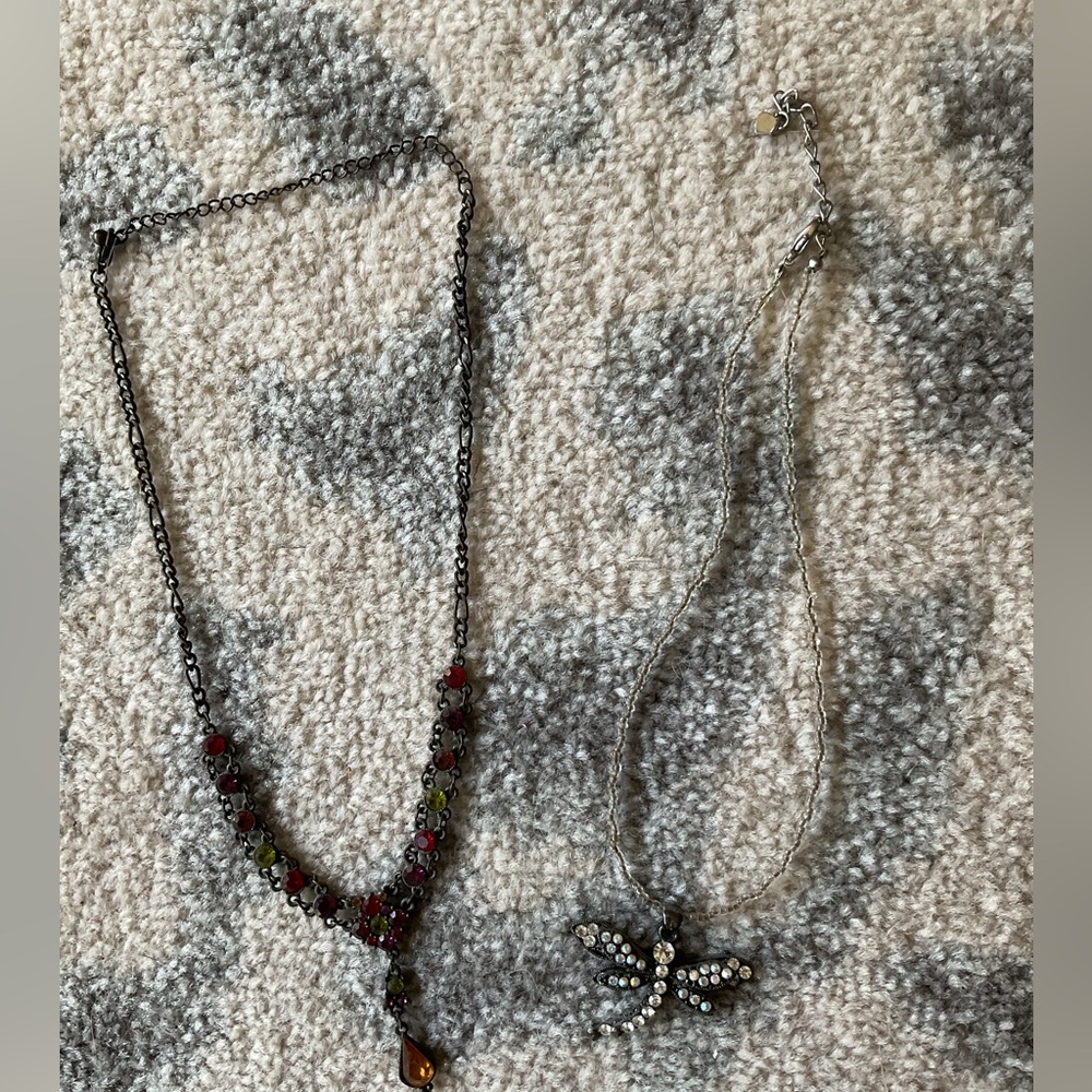 Bundle Two Costume Necklace Chokers